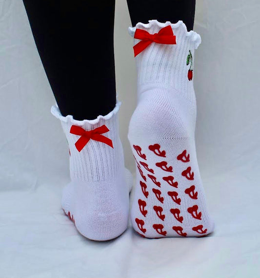 Cherry Grip Socks