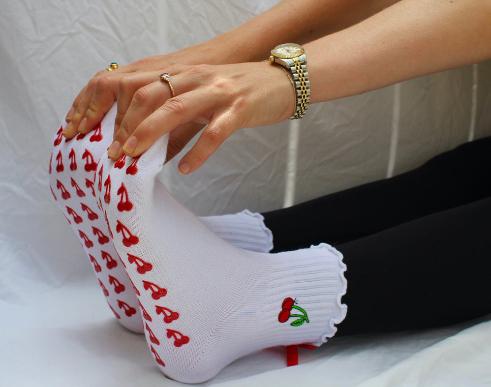 Cherry Grip Socks